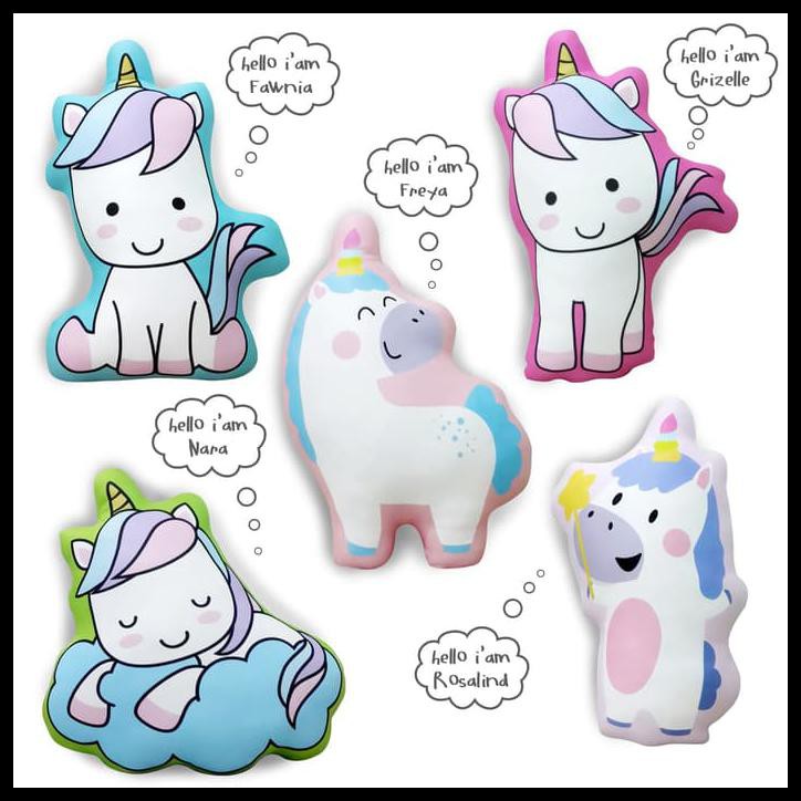 377Y Boneka Unicorn Size Large (50 Cm) - Nara Zzjq