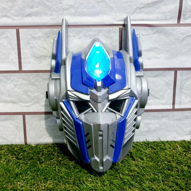 Jual topeng led Transformers optimus prime -mainan anak nyala lampu ...