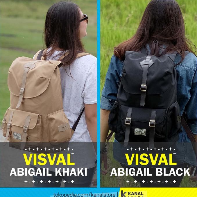 Paling Murah.. Tas Ransel Laptop Pria Visval Abigail Utk Travelling Kuliah Kerja