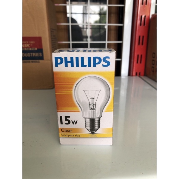 LAMPU PHILIPS 15 WATT CLEAR