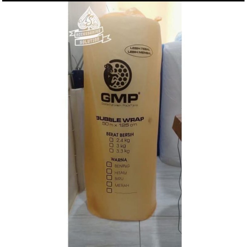 

Bubble Wrap Bening GMP bungkus Orange