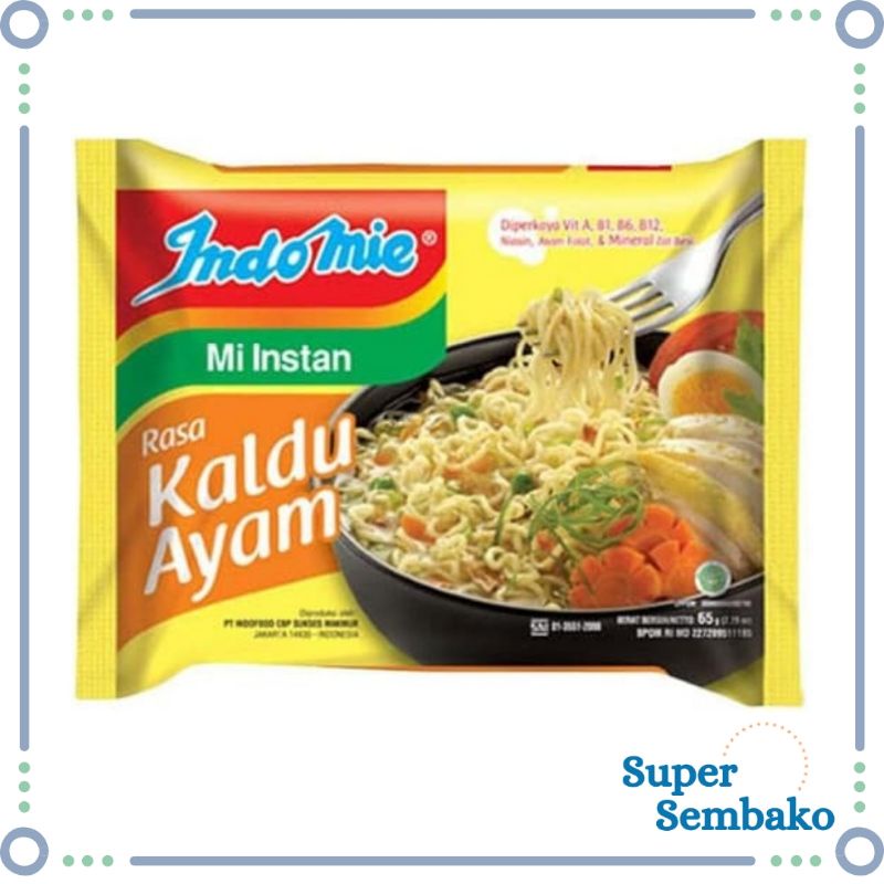 Indomie Kuah Kaldu Ayam Original 75gr