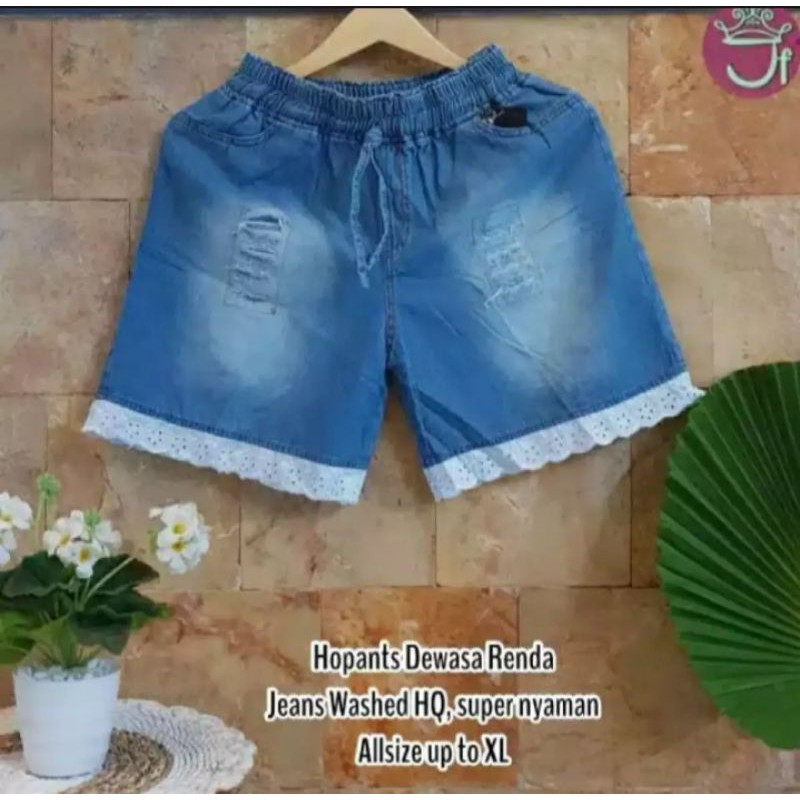 CELANA PENDEK WANITA/CELANA HOTPANTS WANITA RENDA COD