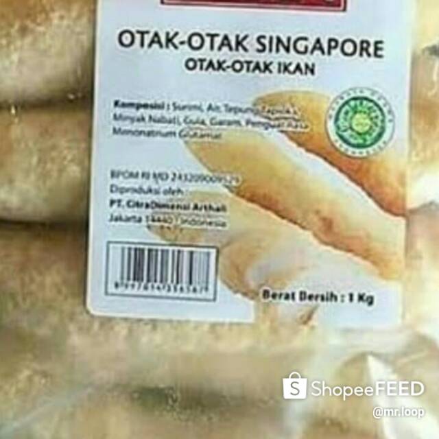 

Frozen Food Cedea Otak otak Singapore