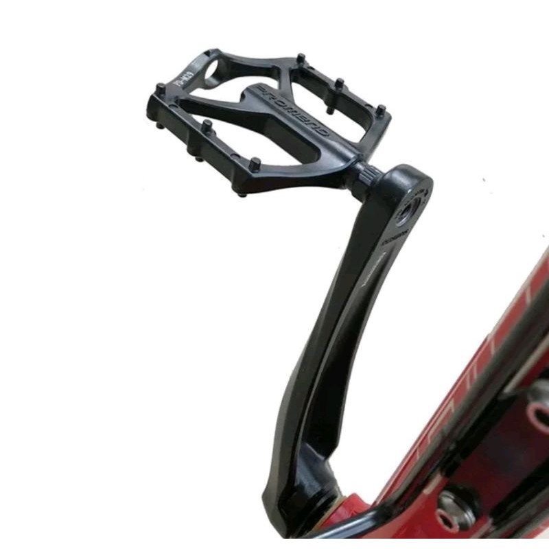 PROMEND Pedal Sepeda Bike Alumunium Anti-Slip BP330 Black Hitam Pedals bisa segala sepeda mtb gunung federal mini minion seli lipat folding bike balap roadbike road bike material bahan alloy