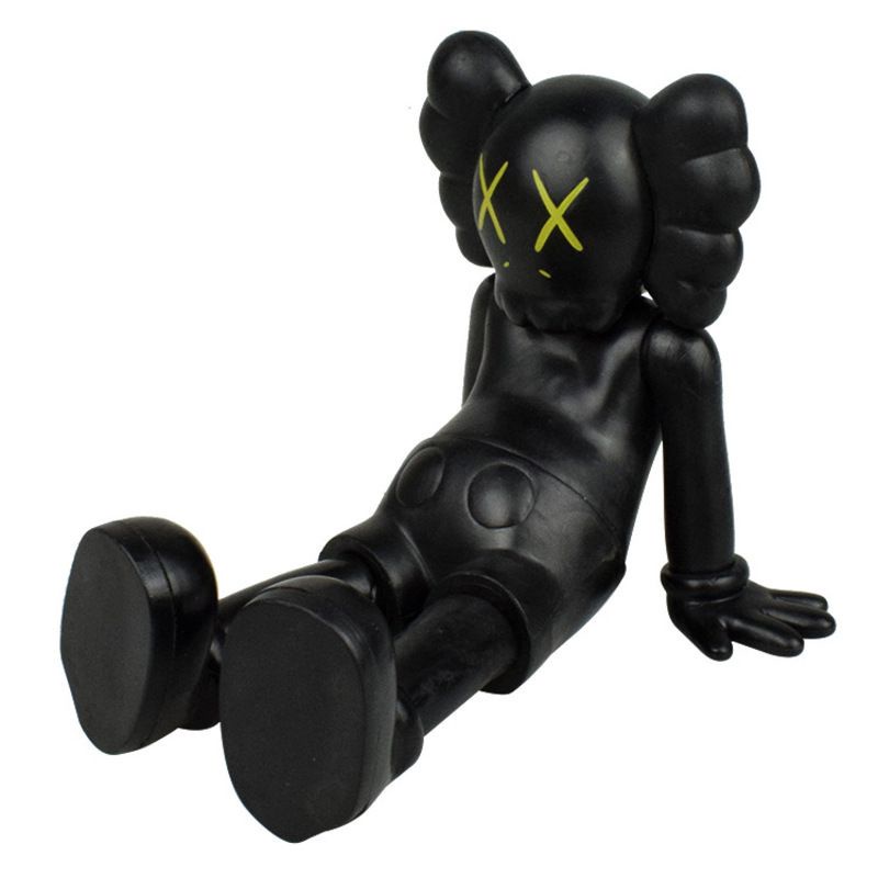 Black White Gray Sitting Pen Holder KAWS Companion 9cm Action Figures Toy Ornaments