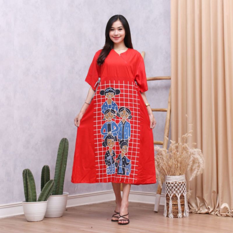 Daster Dress Rayon Super Tejo Soft Kimono Busui