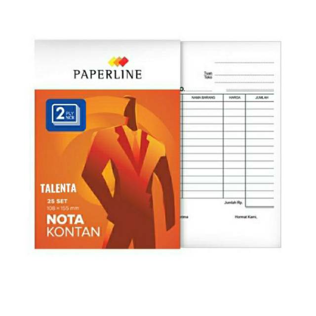 Nota Kontan Paperline Kecil Rangkap 2 Ply