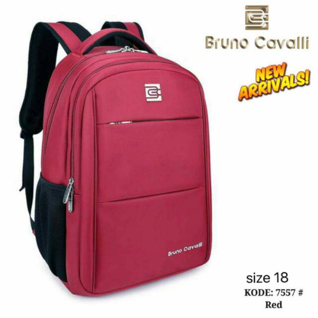 Tas ransel pria impor bruno cavalli