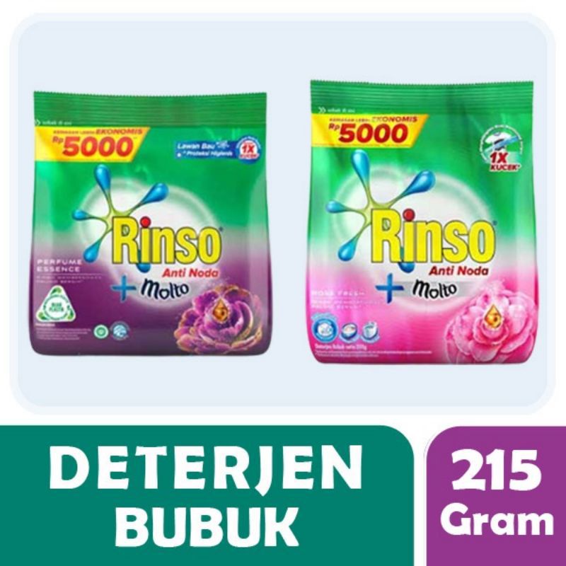 RINSO DETERJEN BUBUK KEMASAN 5000