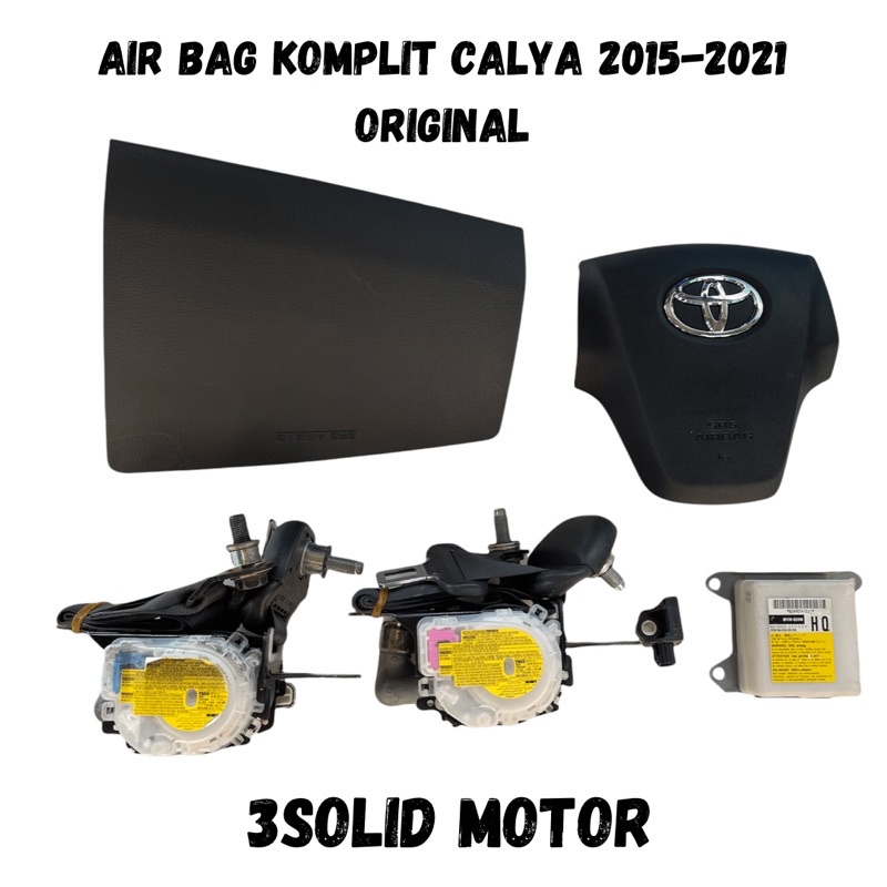 AIRBAG AIR BAG FULL SET KOMPLIT CALYA 2015-2021 ORIGINAL