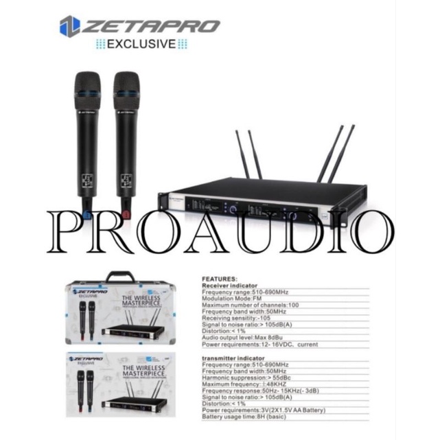 MIC WIRELESS ZETAPRO EXCLUSIVE 1 Pro Original Free Koper