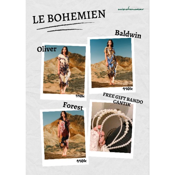 SHORT DRESS LE BOHÉMIEN CE HOMEWEAR ORIGINAL DASTER KEKINIAN