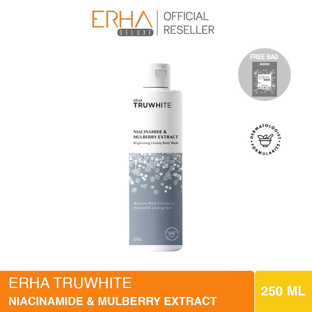 ERHA Truwhite Brightening Creamy Body Wash 250 gr - Sabun Mandi