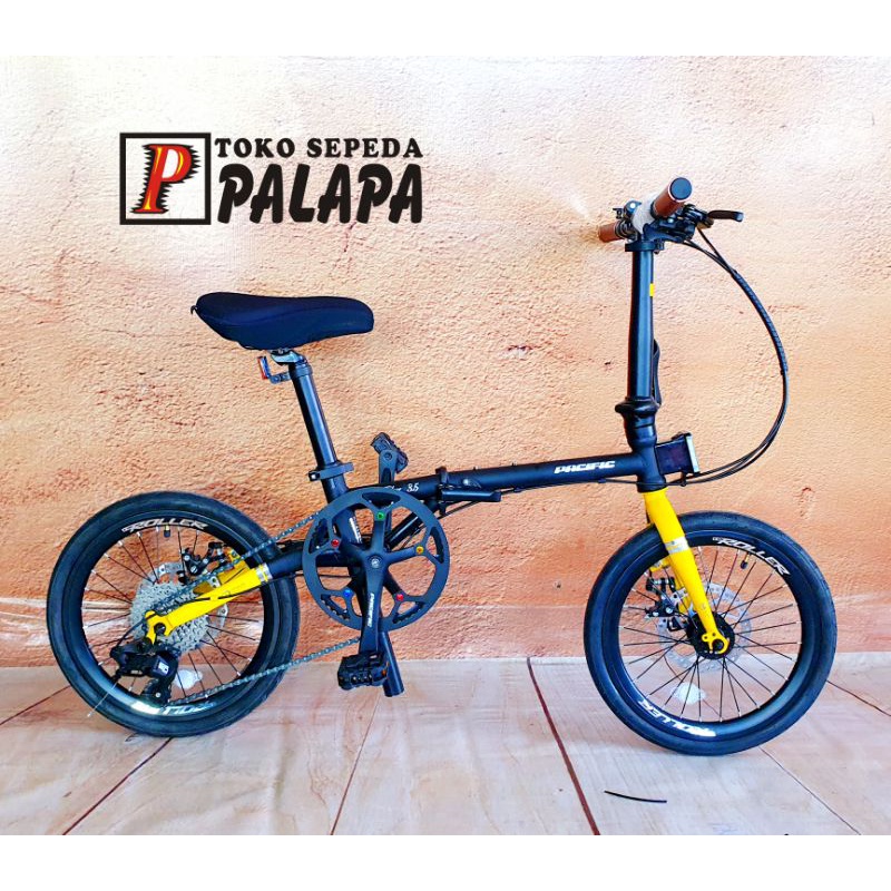 SEPEDA LIPAT 16 PACIFIC FLUX 3.5 SELI FOLDING BIKE 3 5