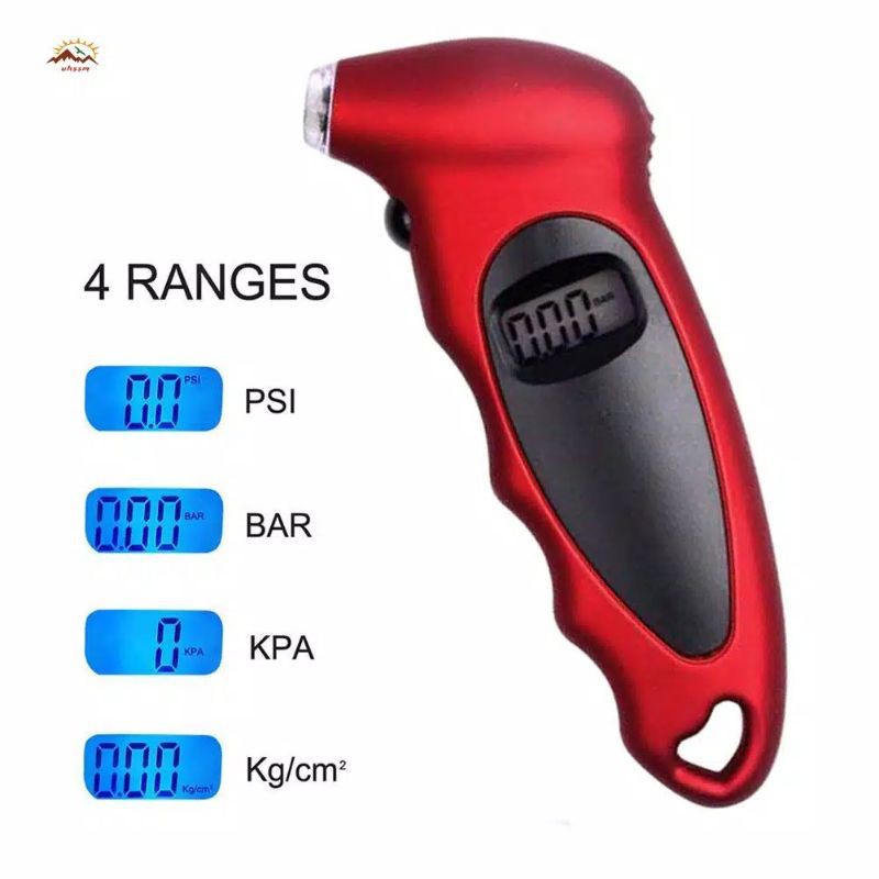 Pengukur Tekanan Angin Ban Digital - Digital Tire Pressure Gauge