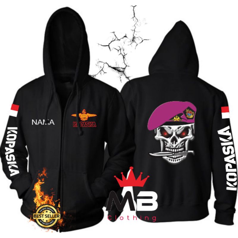 Jaket Hoodie KOPASKA // Jaket Kopaska TNI AL // HOODIE KOPASKA