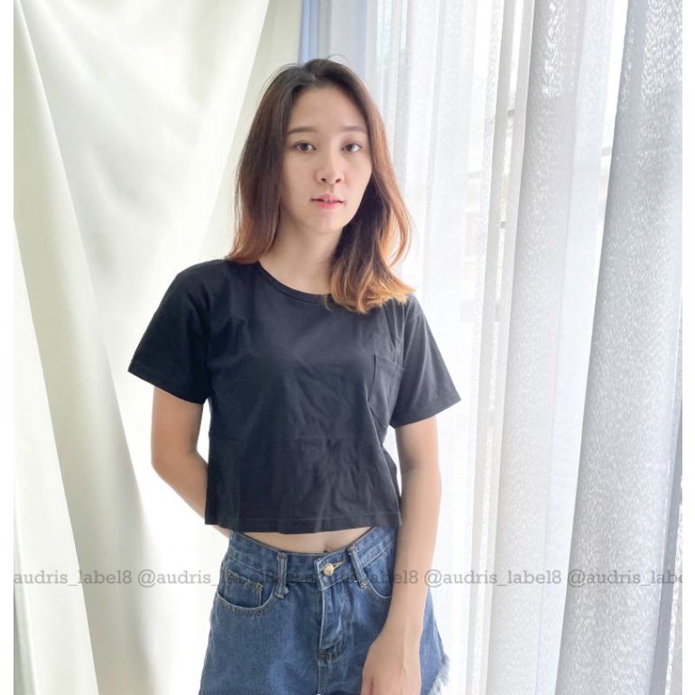 CROP TOP BASIC / CROP TEE BASIC WANITA