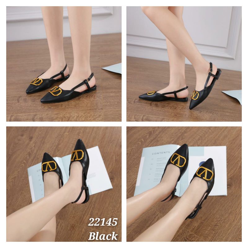 SANDAL WANITA FLAT  VILENTNo KULIT IMPORTKode : 22145