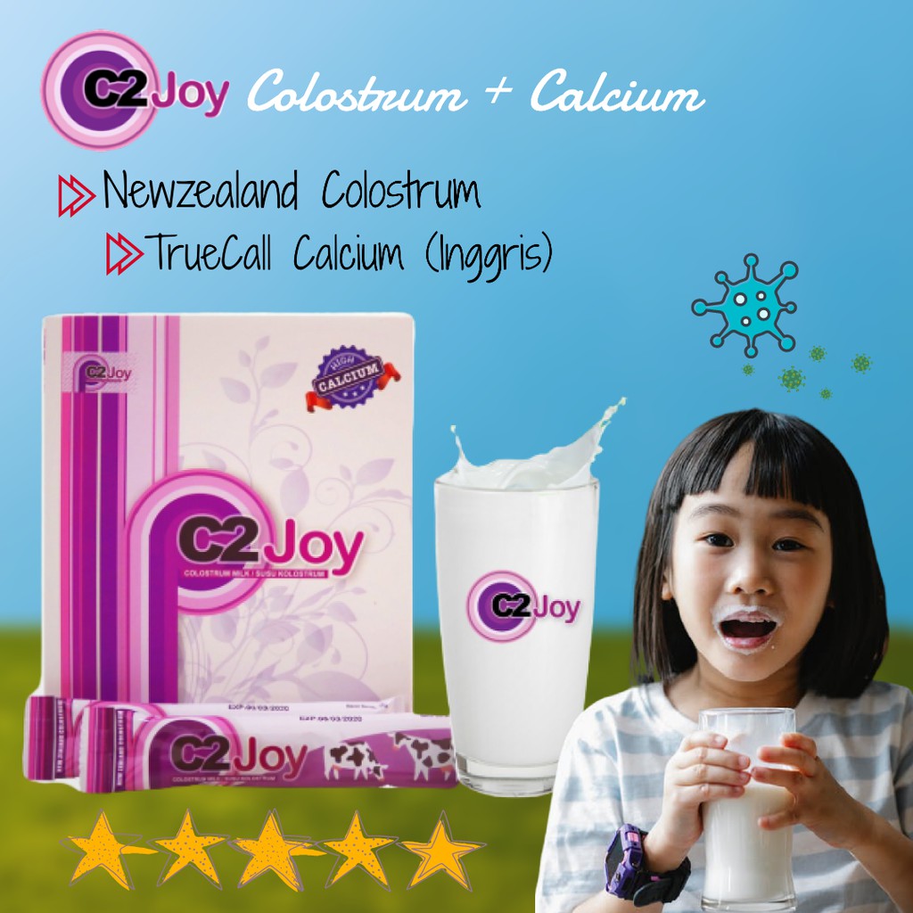 

C2JOY TERBARU! Susu Kolostrum Dengan Kalsium (KUALITAS TINGGI )