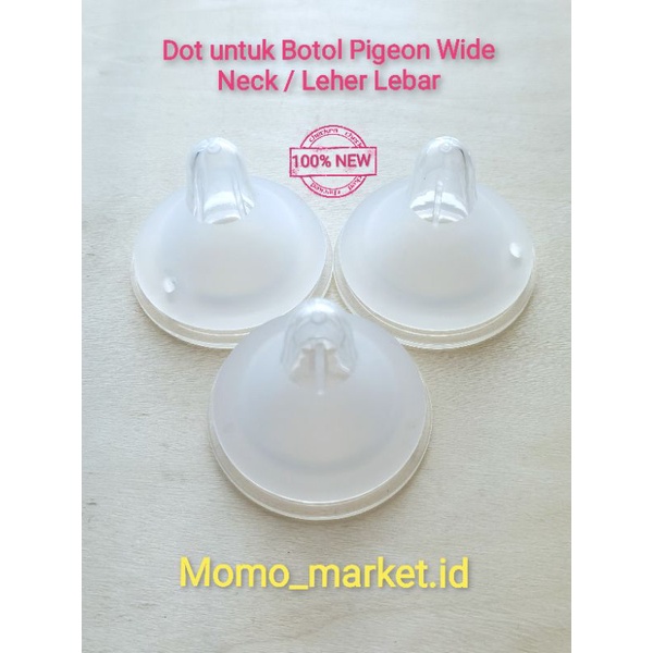 Sedotan Dot Pengganti Nipple Replacement Botol Susu Pigeon Wide Neck