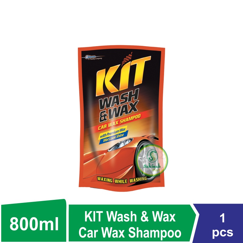 KIT Wash &amp; Wax Shampoo Mobil 400ml / 500ml / 720ml