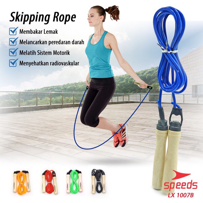 Skipping Lompat Tali Jump Rope Original Speeds Berkualitas Termurah Terlaris 021 1007 Shopee Indonesia