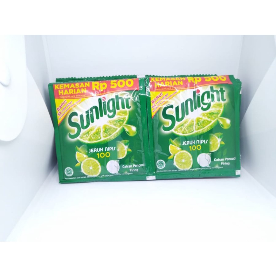 Sunlight Sachet 8ml Per Renceng isi 12 Kemasan 500
