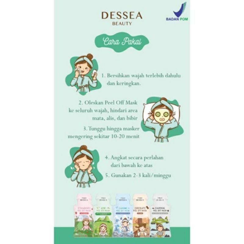 MASKER Wajah PEEL OFF Mask Naturgo X Dassea 10gr