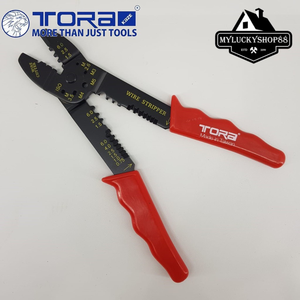 Tang Kupas Kabel Tora 9 Inch Crimping Skun Crimping Tool 9 Taiwan