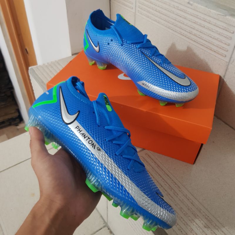 sepatu bola Nike Phantom GT Elite Blue fg