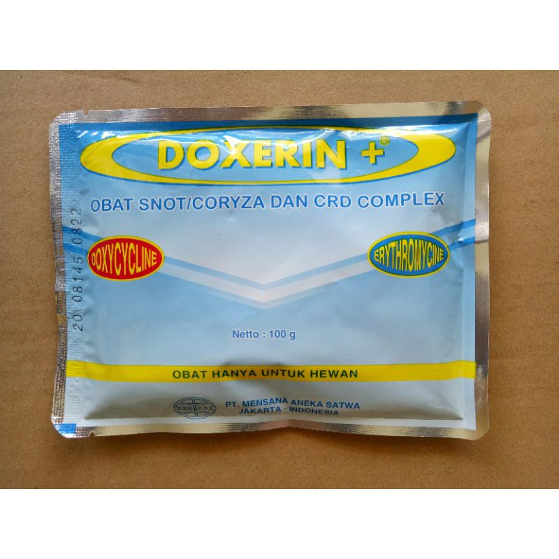 Doxerin Plus 100 gr | obat ayam pilek