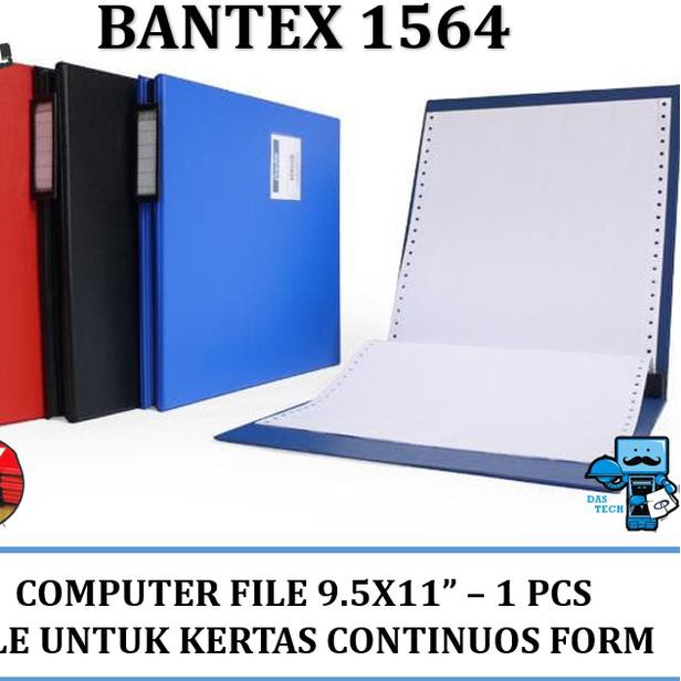 

Computer File Bantex 1564 - For Continuos Form 9 1/2x11" - 4 Warna