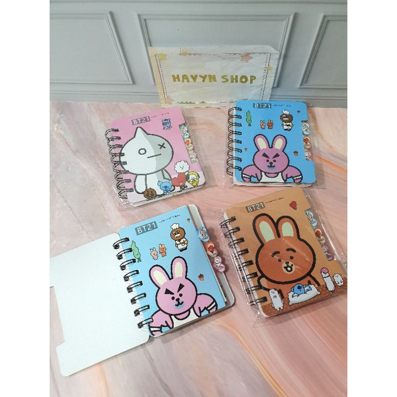 MEMO SPIRAL BTS BT21/DIARY SPIRAL-5