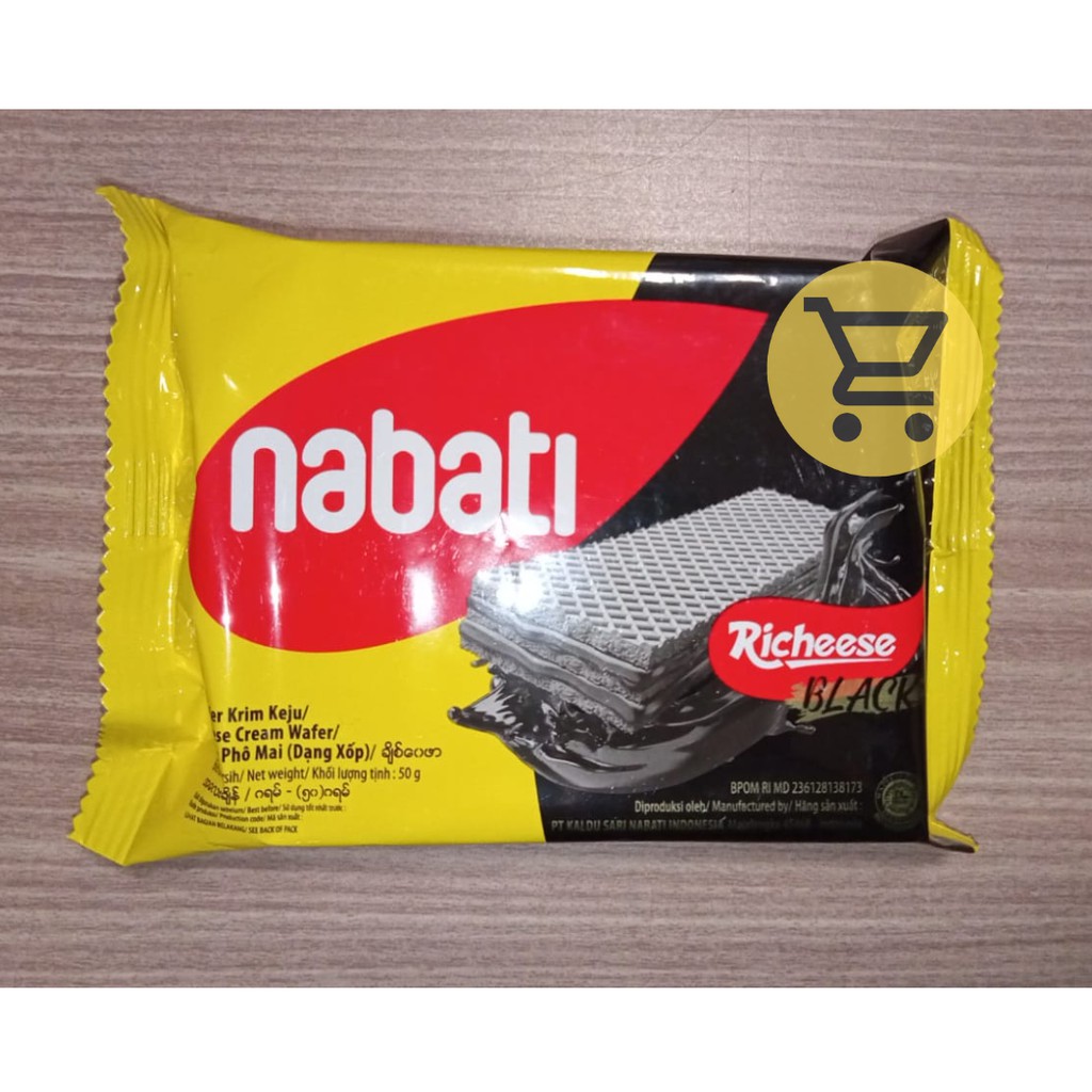 Nabati Richeese Black Wafer 50 gr