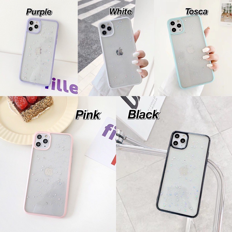 Antishock Glitter Case Iphone 6 6+ 7 7+ 8 8+ X  Xr XsMAX 11 11Pro 11ProMax 12 12Mini 12Pro 12ProMax