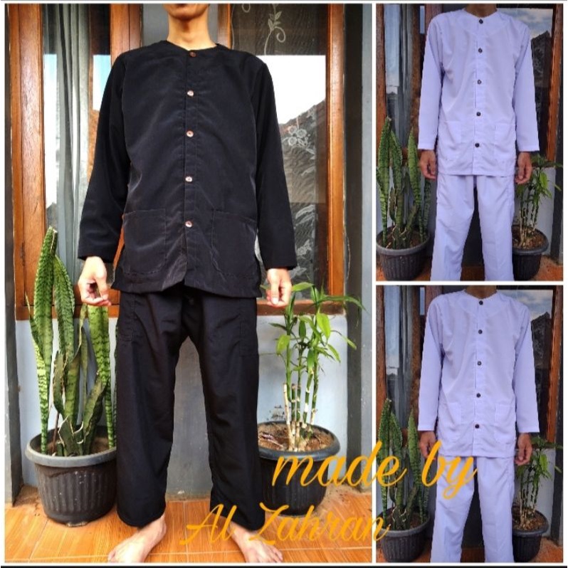 SETELAN (baju + celana)baju pangsi/ adat  / silat /tradisional/kampret /khas sunda pria dewasa