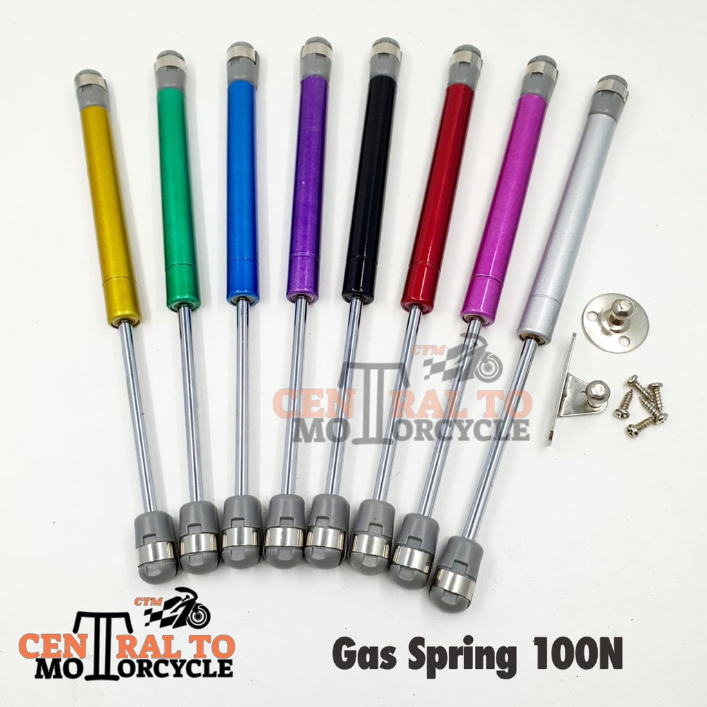 Hidrolik jok motor / pegas jok motor + baut pemasangan gas spring 100N Universal