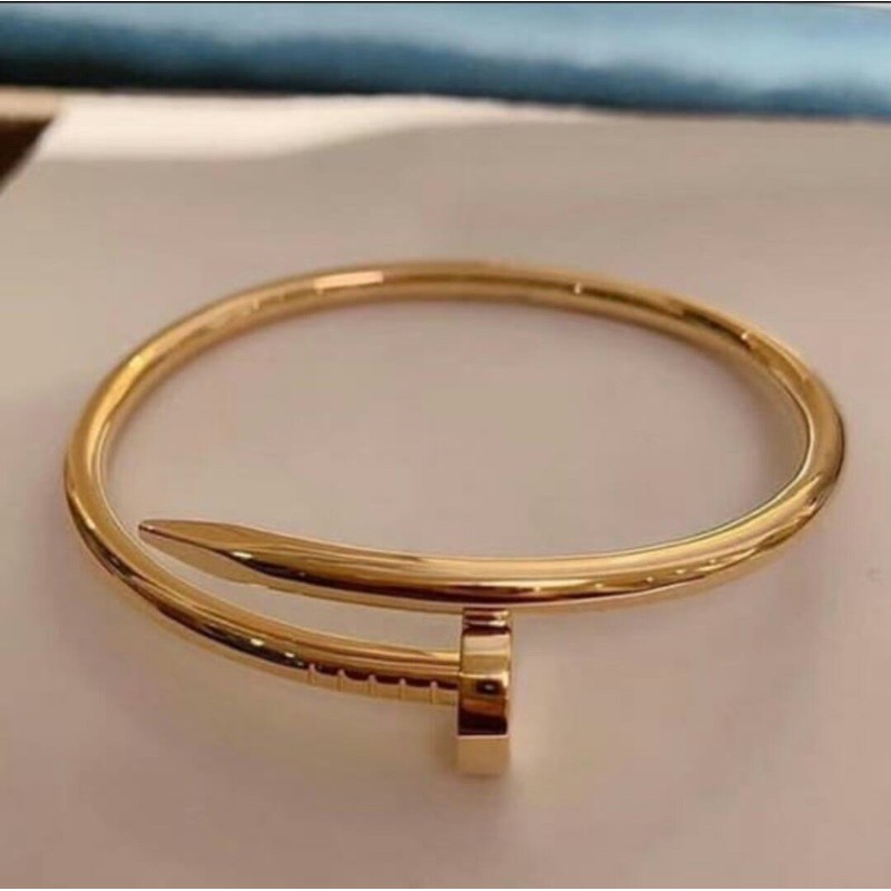 Gelang titanium Gold rosegold Paku Model Baru Anti hitam anti karat anti alergi