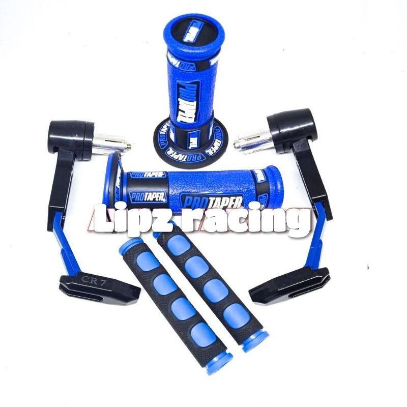 PAKET ACC STANG proguard robot + handgrip Protaper Warna + karet handle 3in1 universal motor