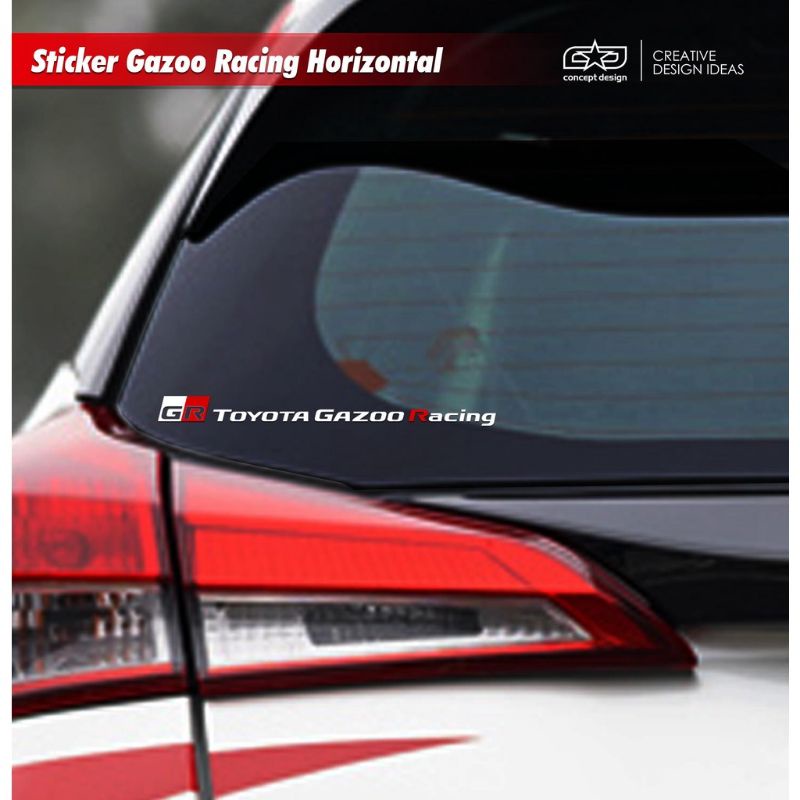 sticker cutting / stiker cuting mobil TOYOTA GAZOO RACING