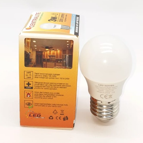 CTL Kualitas Premium 3W CD PUTIH Lampu Led Bulb Classic 3W Performa CTL / Bohlam Cahaya Putih