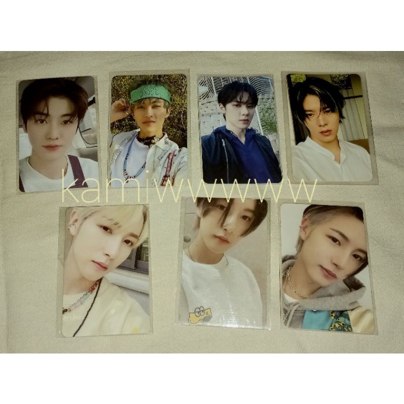 OFFICIAL PC PHOTOCARD NCT (mark hello future, kun universe, yuta resonance, jaemin Cafe, renjun Cafe