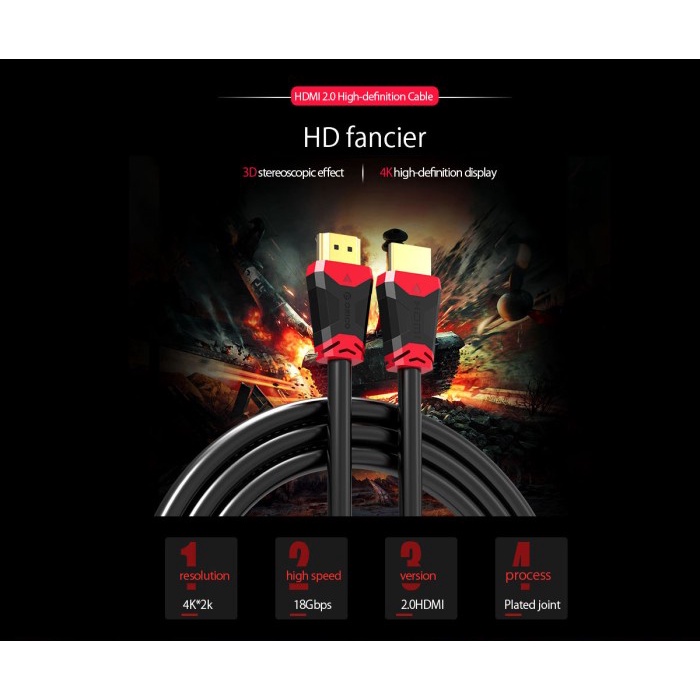 Kabel Hdmi Orico HD303 1M V2.0 4K