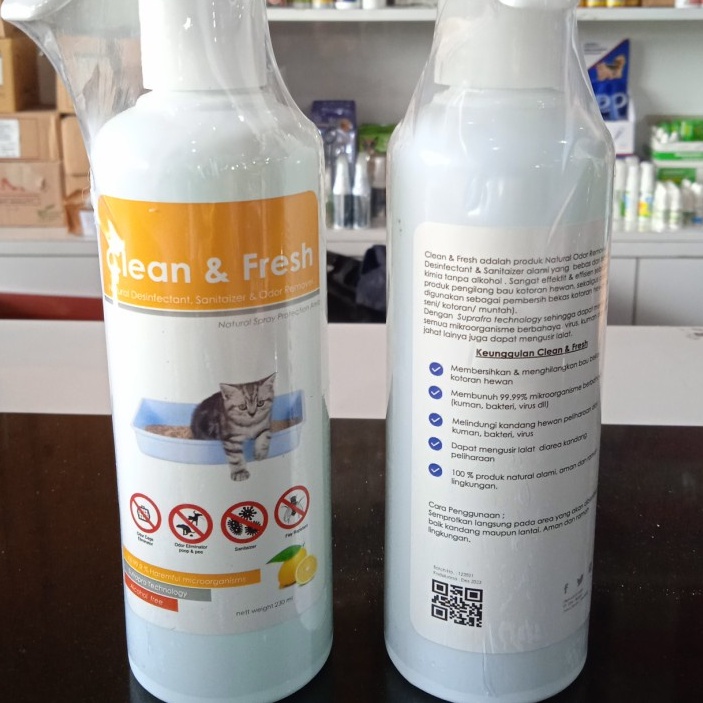 DIATOMIX DESINFEKTAN / DESINFECTANT PEMBERSIH KANDANG CAT &amp; DOG 230 ML