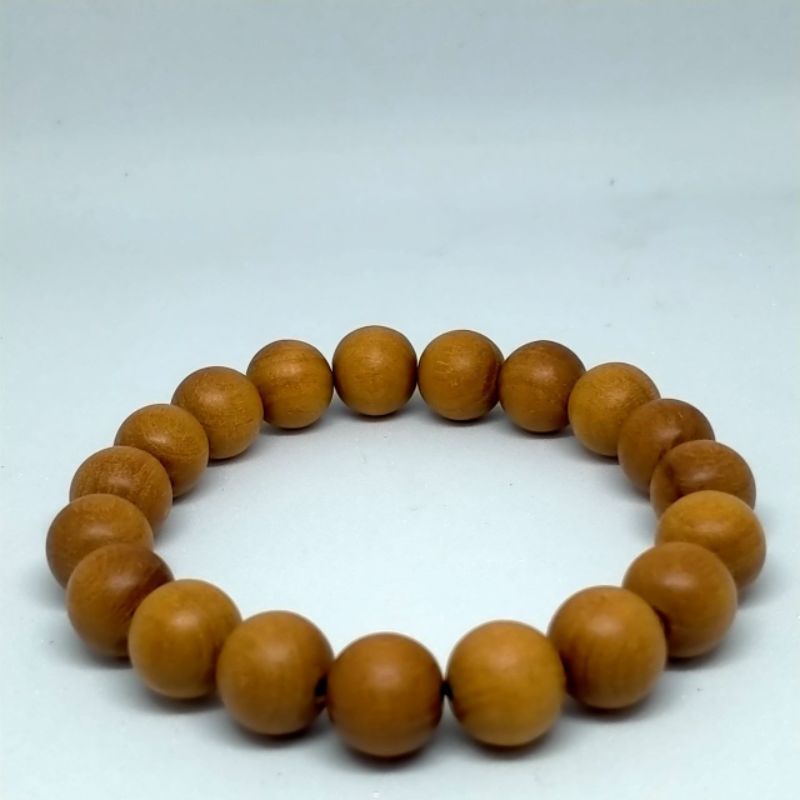 gelang kayu cendana asli original wangi 10mm