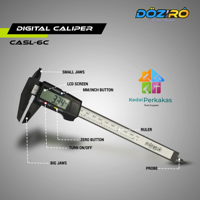 

Sketmat Digital Carbon Fiber / Skitmat Digital / Jangka Sorong