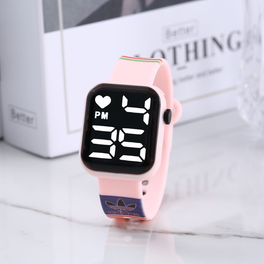 JAM TANGAN WANITA/PRIA TREND LED DIGITAL STRAP RUBBER TERLARIS TW-15