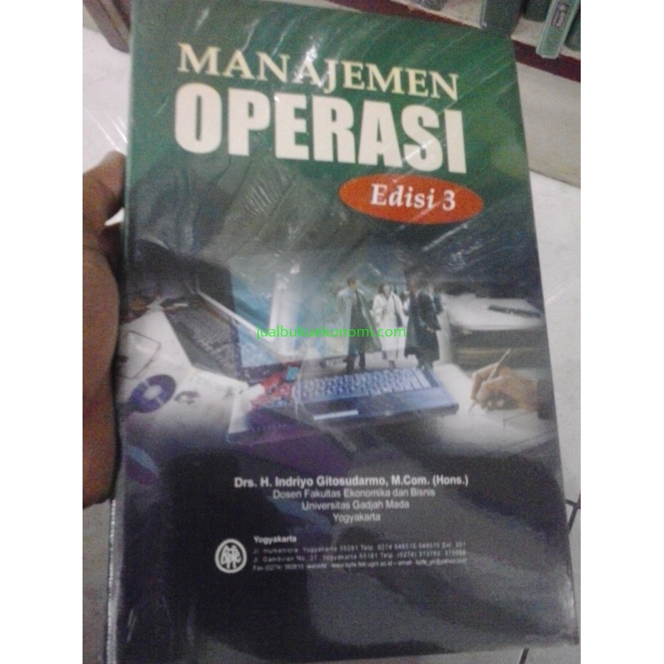 

Buku Manajemen Operasi - Indriyo Gitosudarmo