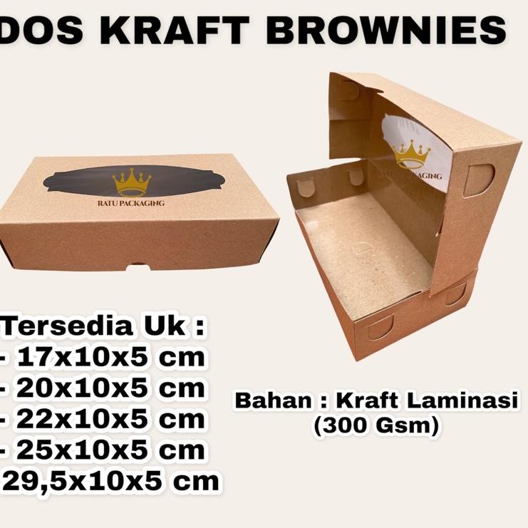 

Best Terlaris RCPWG RATU | Dos KRAFT BROWNIES Kue Box Dus Kotak Kue Brownies Kraft Window Laminasi Tinggi 5Cm Ukuran 17x10x5, 20x10x5, 22x10x5, 25x10x5, 29.5x10x5 76 Seller